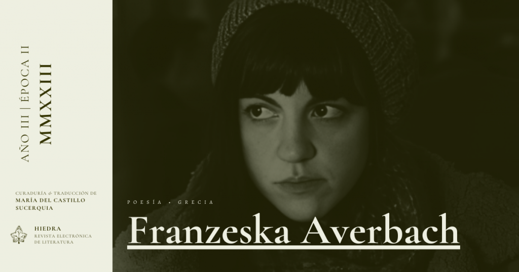 Franzeska Averbach | POESÍA GRIEGA | TRADUCCIÓN